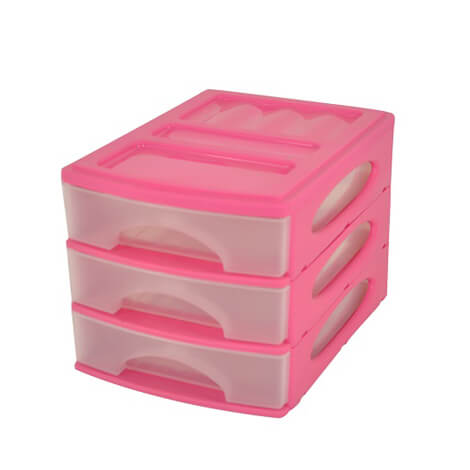 set of drawers Pink