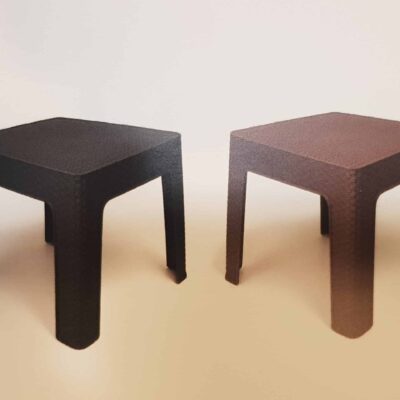 שולחן ראטן 44X44 מעורב צבעים