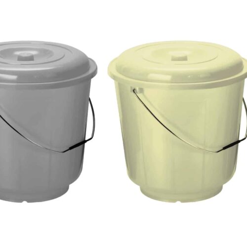 5 דלי ליטר עם מכסה