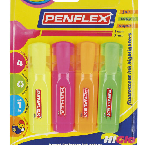 טוש מדגיש מעורב HIGLO 6009701971323