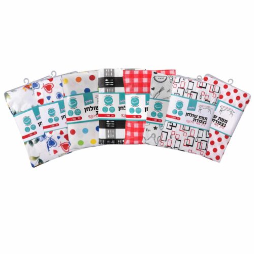 מפה נצמדת shiny עם גומי היקפי (180X75)