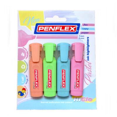 טוש מדגיש פסטל מעורב צבעים