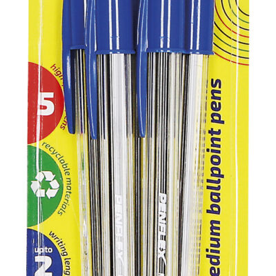 עט כדורי בצבע כחול