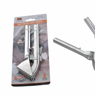 כותש שום אלומניום כבד