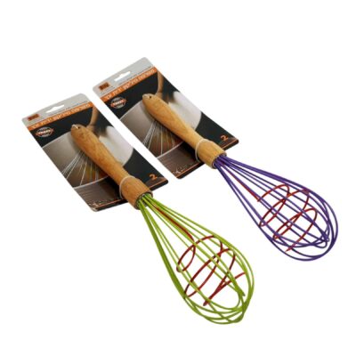 מטרפה סיליקון ידית עץ