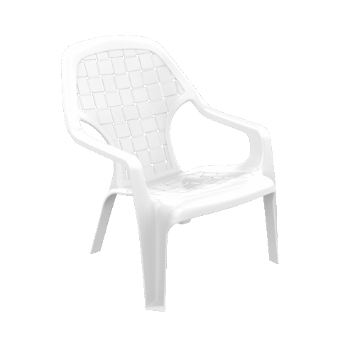 כסא בריכה נטע (ארגונומי) - לבן