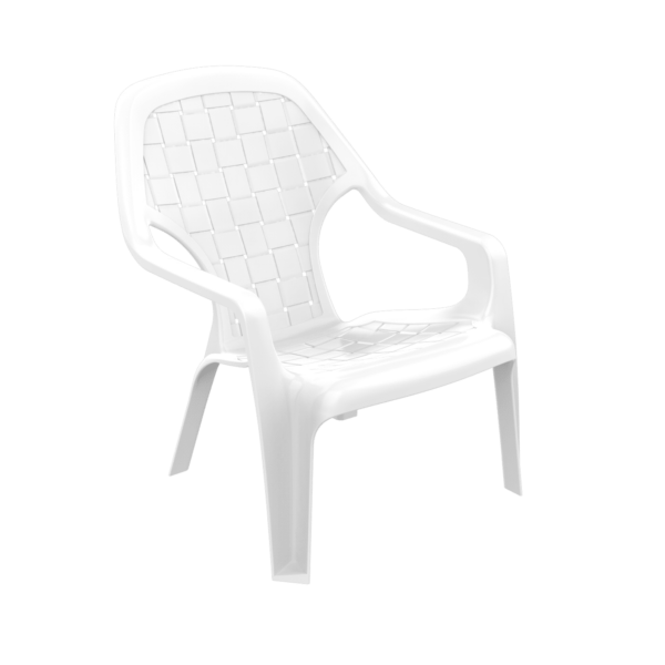 כסא בריכה נטע (ארגונומי) - לבן