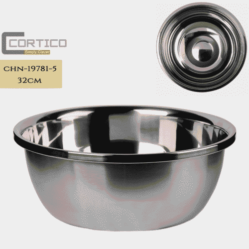 קערה עמוקה נירוסטה 32