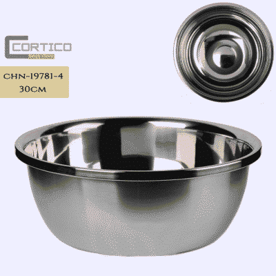 קערה עמוקה נירוסטה 30