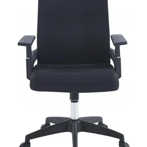 כיסא מחשב עם גב ארגונומי Foxtrot שחור