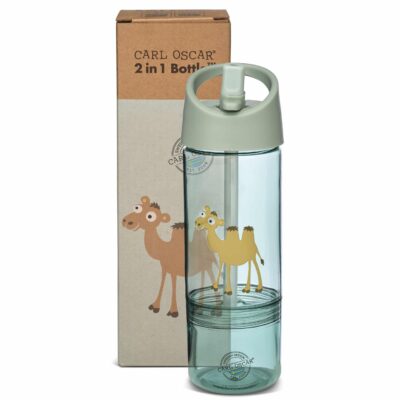 טו אין וואן – בקבוק שתיה לילדים 0.3 + 0.15 מ"ל – 2in   1 – בצבעי פסטל