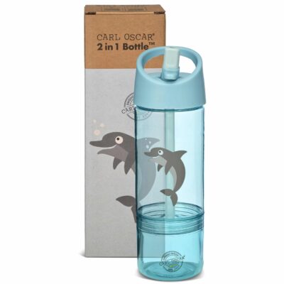 טו אין וואן – בקבוק שתיה לילדים 0.3 + 0.15 מ"ל – 2in   1 – בצבעי פסטל