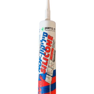 סיליקון ניטרלי לבן NOF תרמיל 310 מ"מ כולל הגנת UV מתאים לדוקרנים