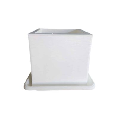 עציץ צרפתי ריבועי במידות 29X29X29 ס"מ