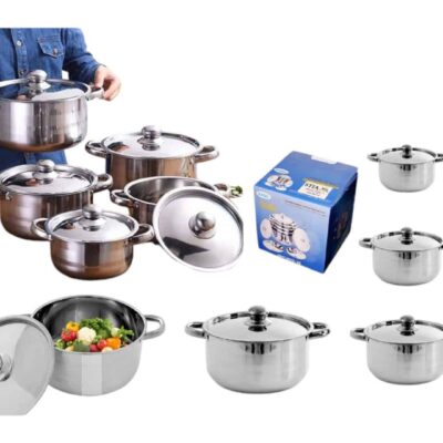 סט סירים נירוסטה 10 חלקים