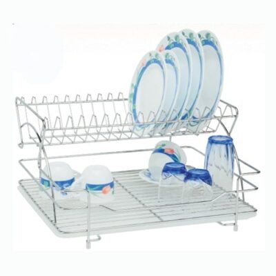 מייבש כלים דו קומתי דה לוקס כרום ניקל