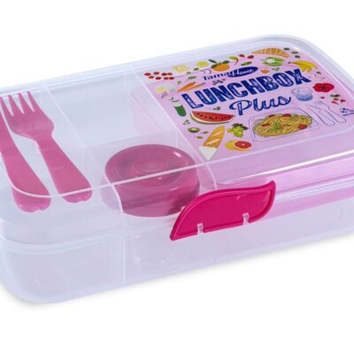 קופסת אוכל מחולקת לאנצ' בוקס פלוס חזרה לביה"ס