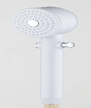 מזלף מיוחד לבן עם לחצן פוליסטר 2F RIVA