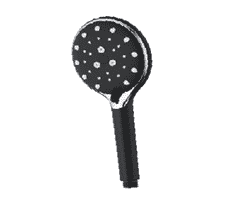 מזלף בינוני למקלחת שחור 3F LEOPARD