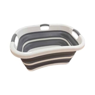 סל מותן מתקפל 40 ליטר דגם ניו ג'רזי | גיגית מתכווצת | גיגית כביסה מתקפלת |