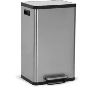 פח דוושה 30 ליטר נירוסטה דגם ברקת (פח אשפה יוקרתי למטבח)