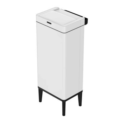 פח חכם | פח אלקטרוני סלייד | פח סנסור על רגל 50 ליטר דגם יהלום | פח למטבח | פח אשפה מעוצב עם רגליים מנגון החלקה Slide