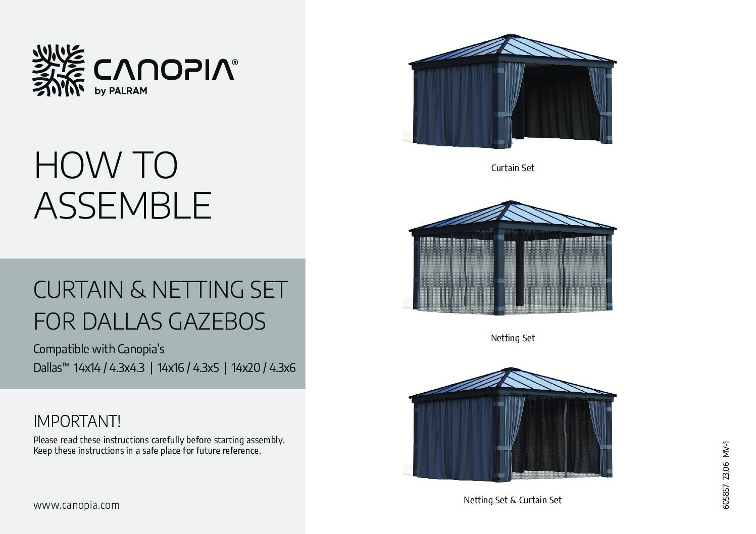 ⁦וילונות לגזיבו Dallas 4.3x6.1⁩ – תמונה ⁦6⁩