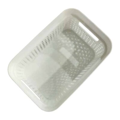 סלסלה כביסה מנוקדת עם מכסה לאחסון (פרימיום)