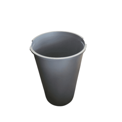 פח אשפה 50 ליטר - פח פלסטיק עגול למגוון שימושים - פח בלבד ללא מכסה