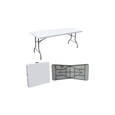 שולחן מזוודה מתקפל 180 ס"מ| שולחן פלסטיק | שולחן מתקפל | שולחן פיקניק
