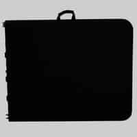 שולחן פלסטיק מתקפל שחור פלטה PP קלה לניקוי|  שולחן מזוודה