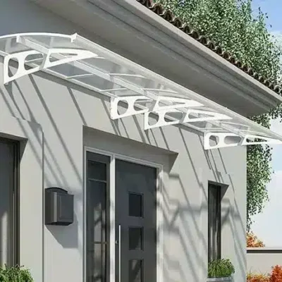 גגון בורדו 4460 לבן שקוף