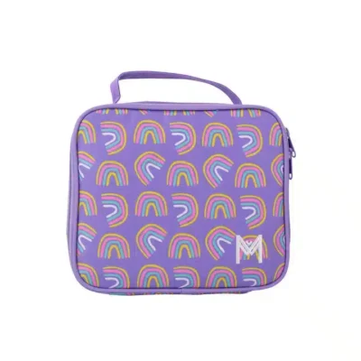 תיק אוכל מבודד מדיום  MontiiCo Medium Insulated Lunch Bag - Rainbows