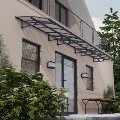 גגון Amsterdam אפור שקוף 1.4X6.7