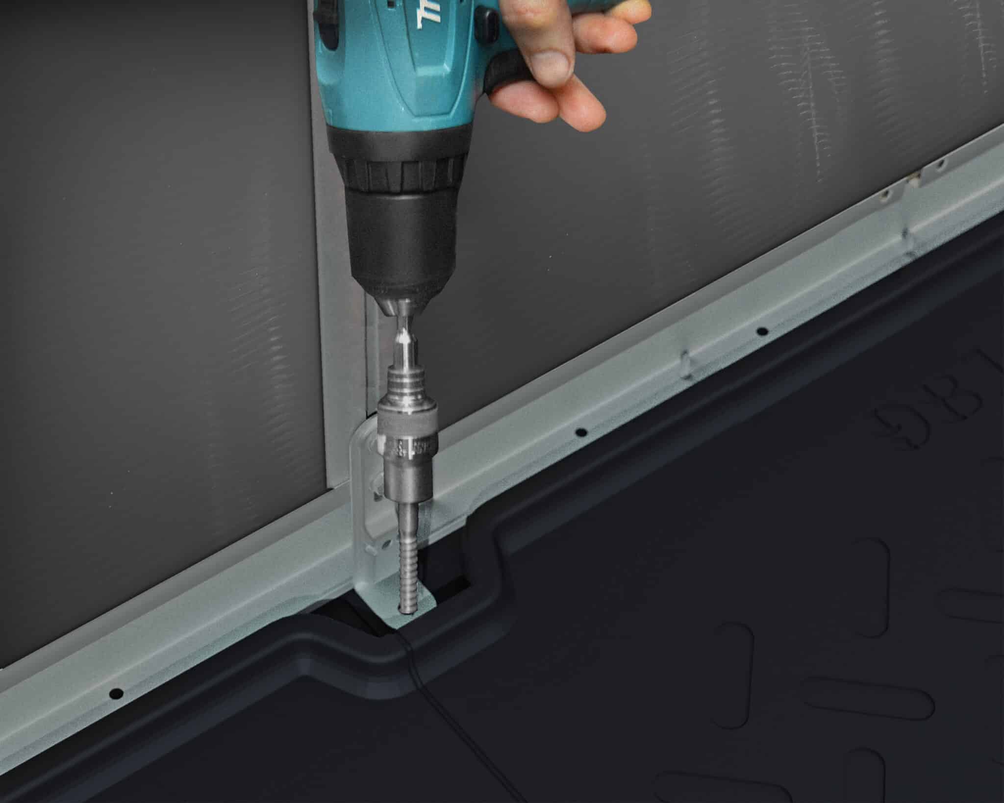 ⁦מחסן גינה רוביקון אפור 2.4X5.3 מטר⁩ – תמונה ⁦2⁩