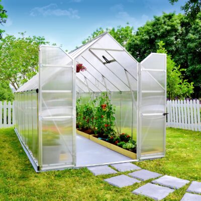 אסנס - חממה כסופה מפוליקרבונט 2.4X4.9