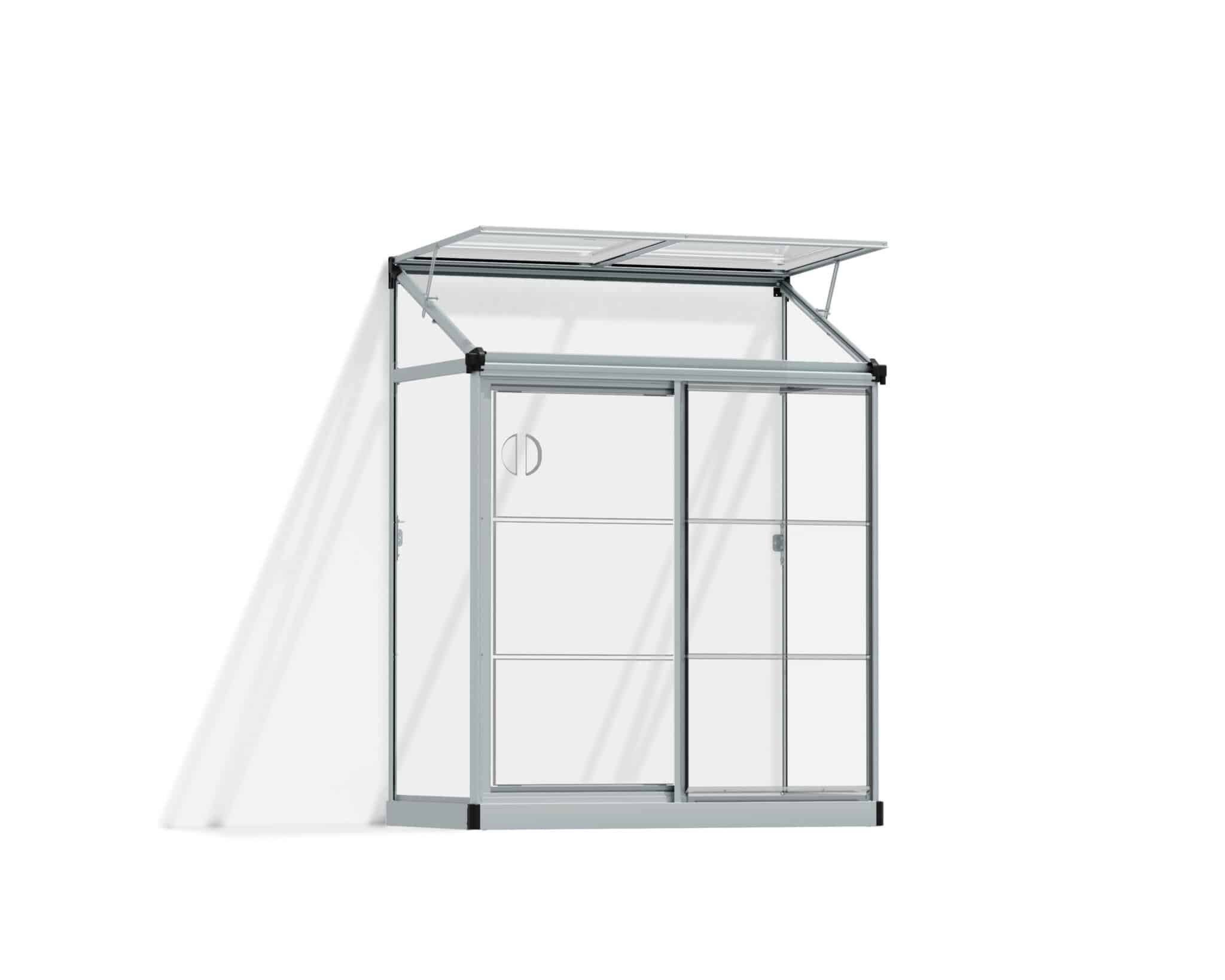 ⁦Lean To - חממה ביתית 0.6x1.3 כסף שקוף⁩ – תמונה ⁦6⁩