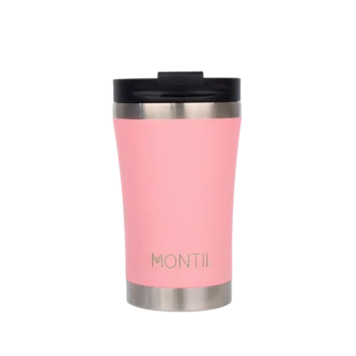 כוס קפה תרמית מנירוסטה  - תות MontiiCo Regular Coffee Cup - Strawberry