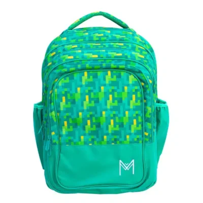 תיק גב מאויר בפיקסלים MontiiCo Backpack - Pixels