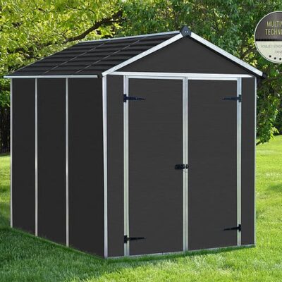 מחסן גינה רוביקון אפור 1.9X2.3 מטר (6X8 פיט)