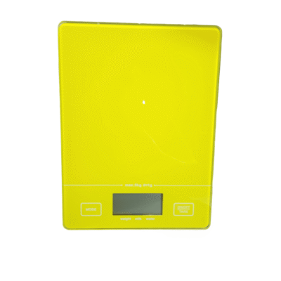 משקל מטבח חלק צבעוני - זכוכית מחוסמת