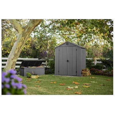 מחסן גינה כתר דארווין 6X4 DARWIN - אפור (המחיר כולל הובלה)