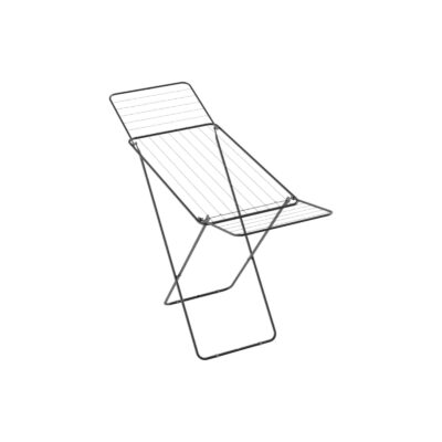 מתלה כביסה מתכת אל חלד אט - מסגרת שחורה