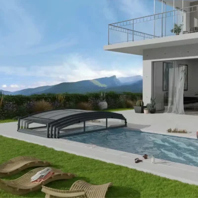 קירוי בריכה טלסקופי קשיח Majorca 8X4